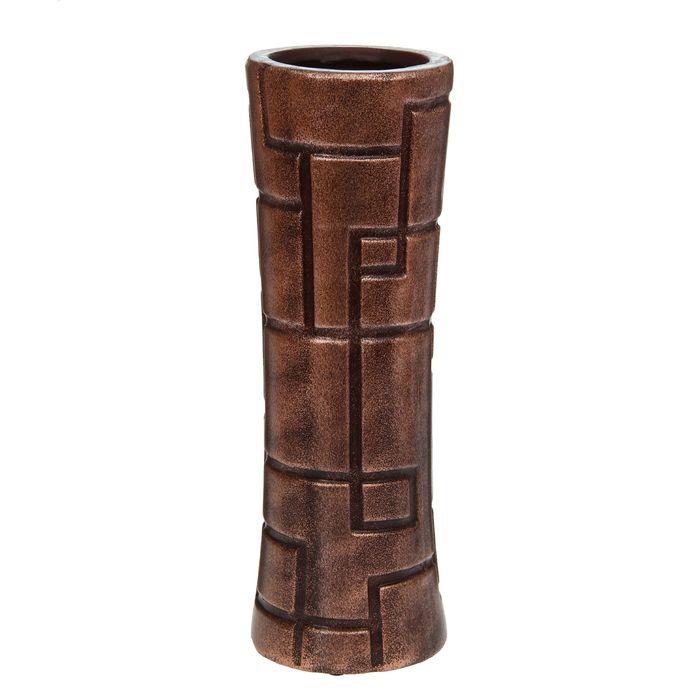 Ваза "Абстрактные полосы" бронза, талия