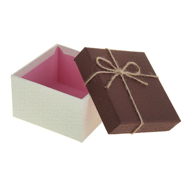 Набор коробок 3в1 "Классика", коричневый, 13 х 13 х 7,5 - 9 х 9 х 5,5 см