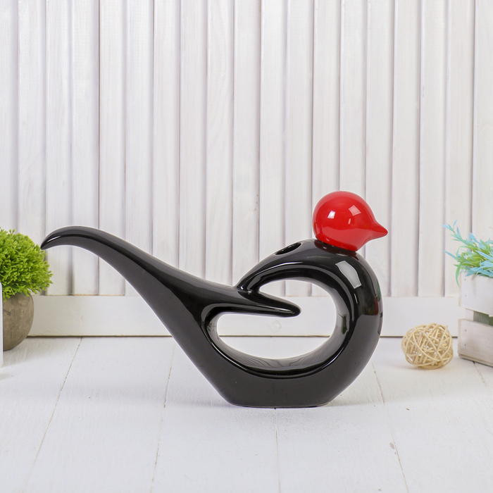 Ваза "Абстракция" птичка, микс