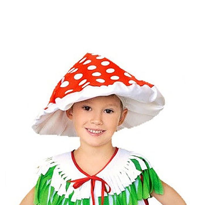 Детский карнавальный костюм "Гриб", 5-7 лет, рост 122-134 см