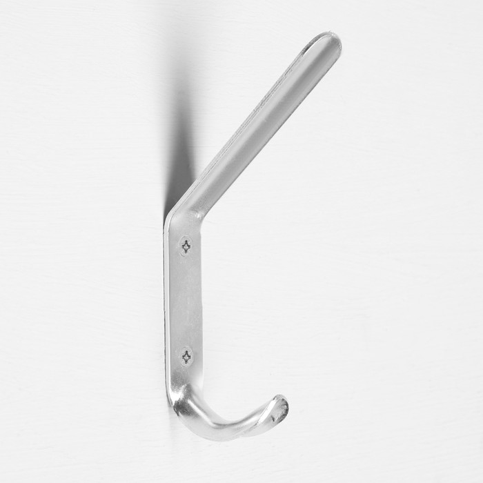 Крючок-вешалка №4, покрытие цинк крючок вешалка 4 серебро