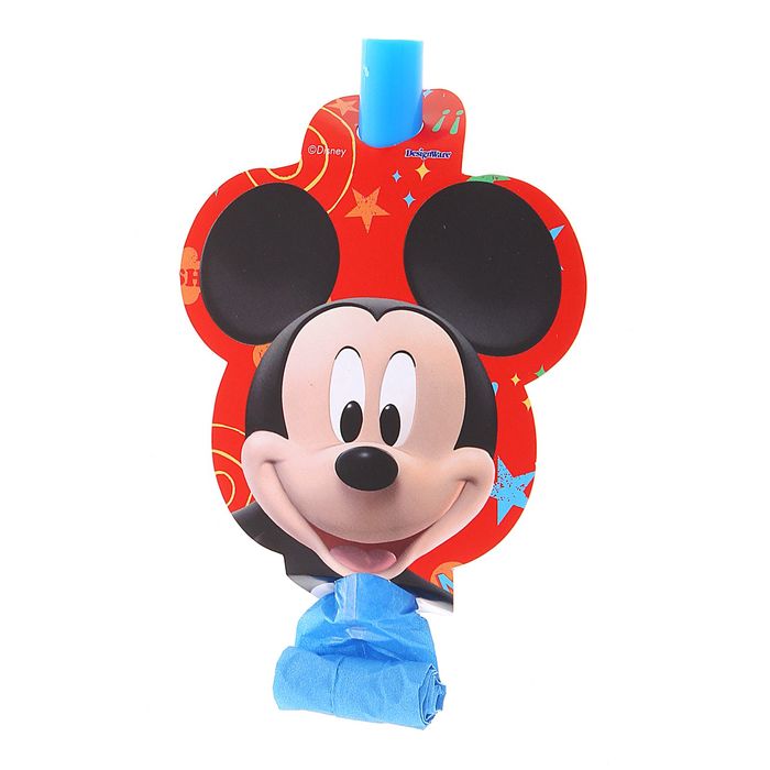 Язык-гудок "Микки Маус", набор 8 шт.