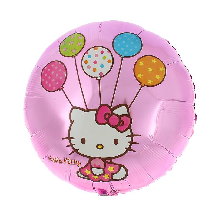 Шар фольгированный Круг 18" "Hello Kitty" STREET V45 АГ