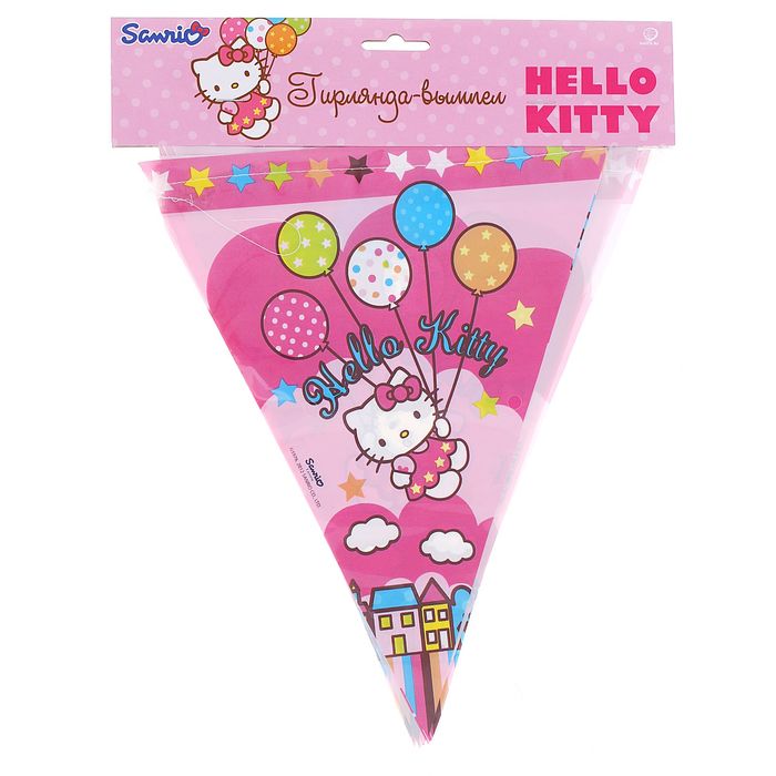 Гирлянда-вымпел "Hello Kitty", 360 см