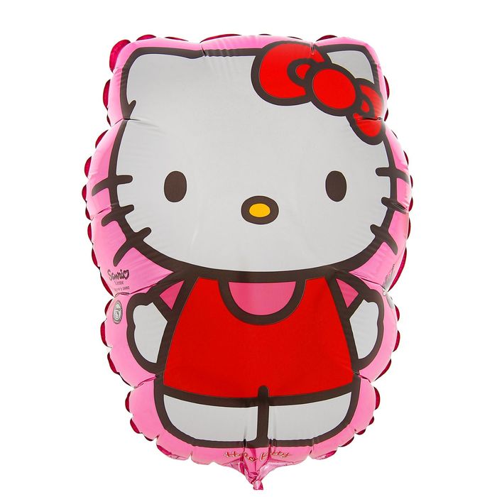 Шар фольгированный 12" Street "Hello Kitty" для палочки