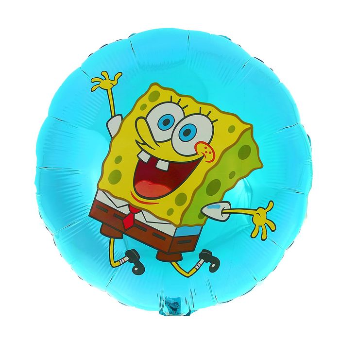 Шар фольгированный 18" "Губка Боб", круг