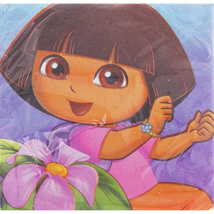 Салфетки бумажные "Даша-путешественница", 25 х 25 см, набор 16 шт.