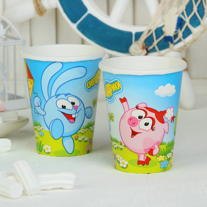 Набор стаканов "Смешарики", 8 шт., 270 мл