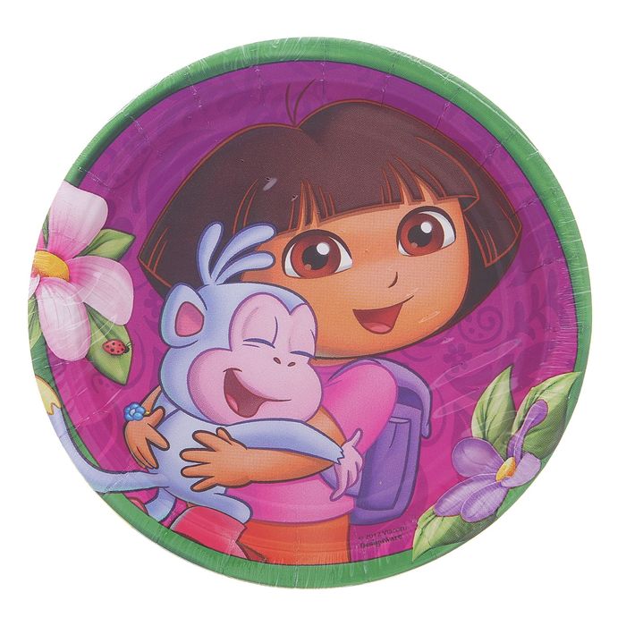 Набор тарелок "Даша-путешественница", 17 см, 8 шт.