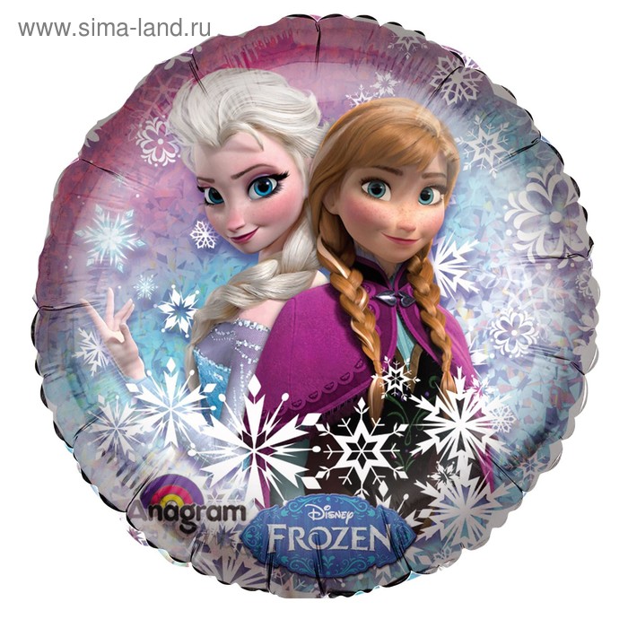 

Шар фольгированный 18" "Frozen", круг, 18"