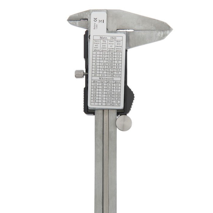 Штангенциркуль электронный TUNDRA, металлический, с глубиномером, 150 мм