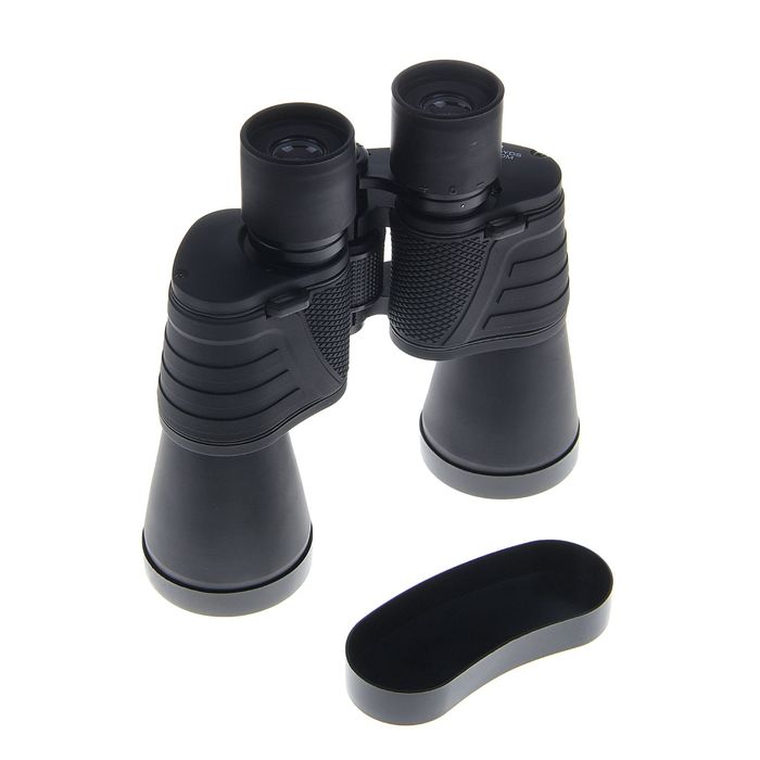 Бинокль 7х50, чёрный с текстурными полосками, 19.3х18х6.5 см