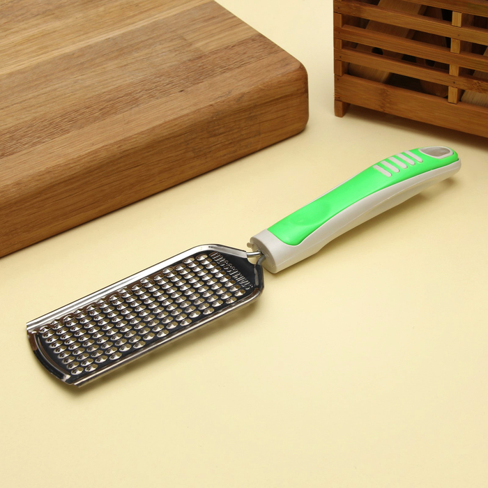 Терка на ручке прямая "Бистро" цвета МИКС