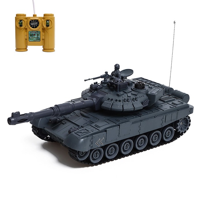 Танк радиоуправляемый Т90, масштаб 1:28, с аккумулятором, световые и звуковые эффекты