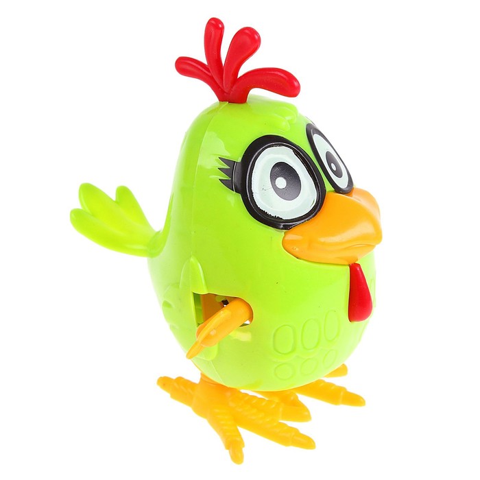 Игрушка заводная "Птичка" прыгает, цвета МИКС