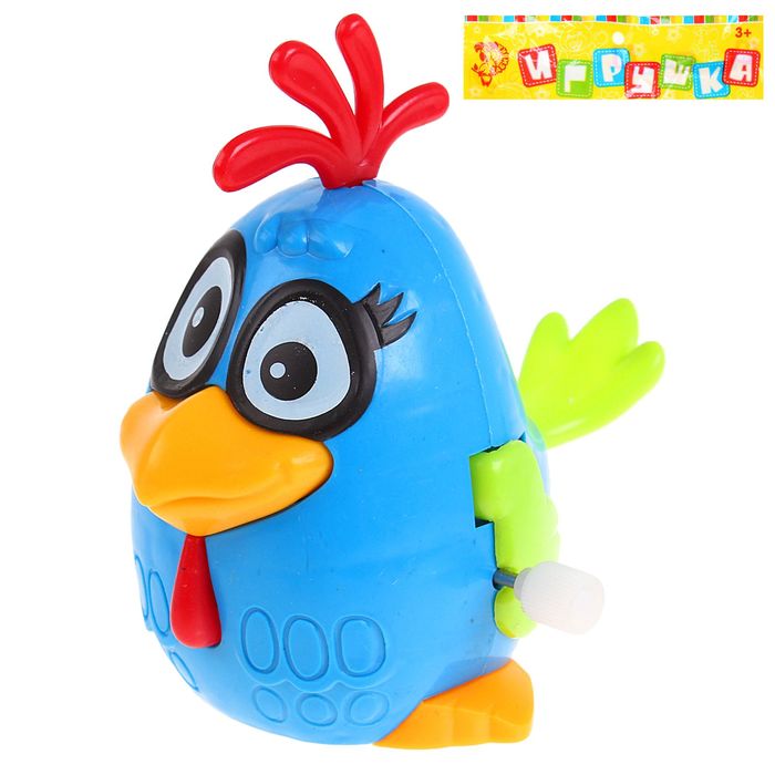 Игрушка заводная "Птичка" бегает, МИКС