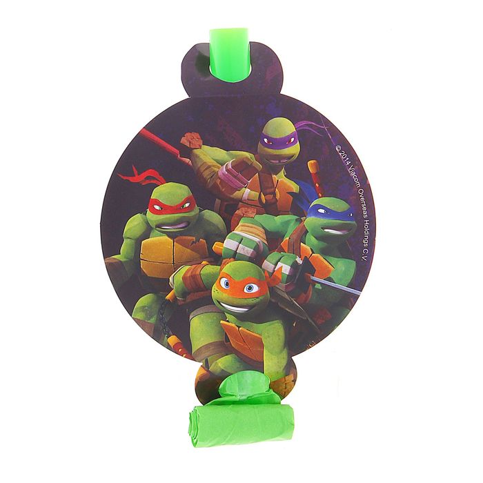 Язык-гудок "Черепашки-Ниндзя", набор 8 шт.