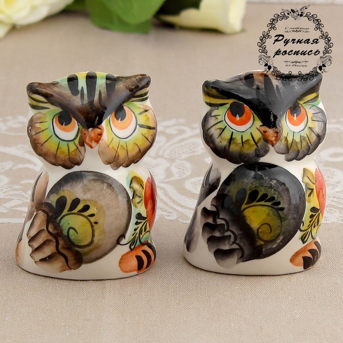 Сувенир «Сова Софа», гжель, цвет