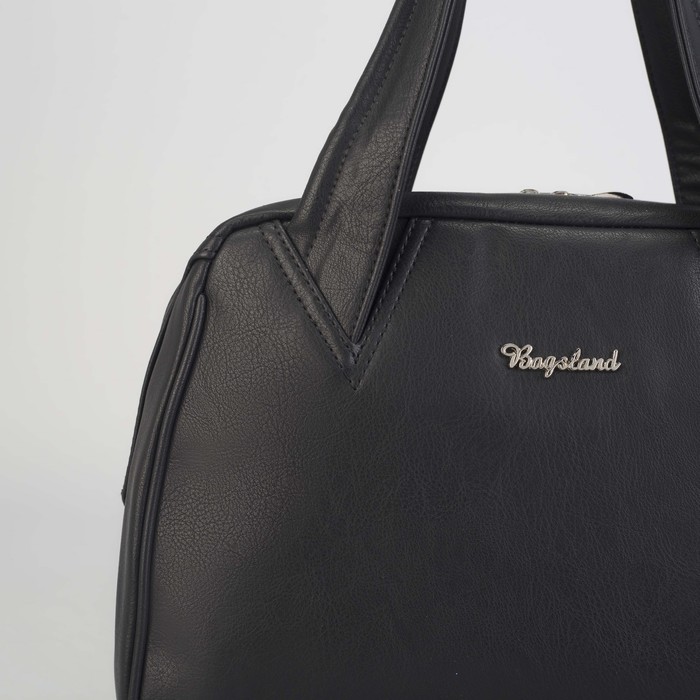 Сумка женская на молнии, 1 отдел, 1 наружный карман, цвет чёрный