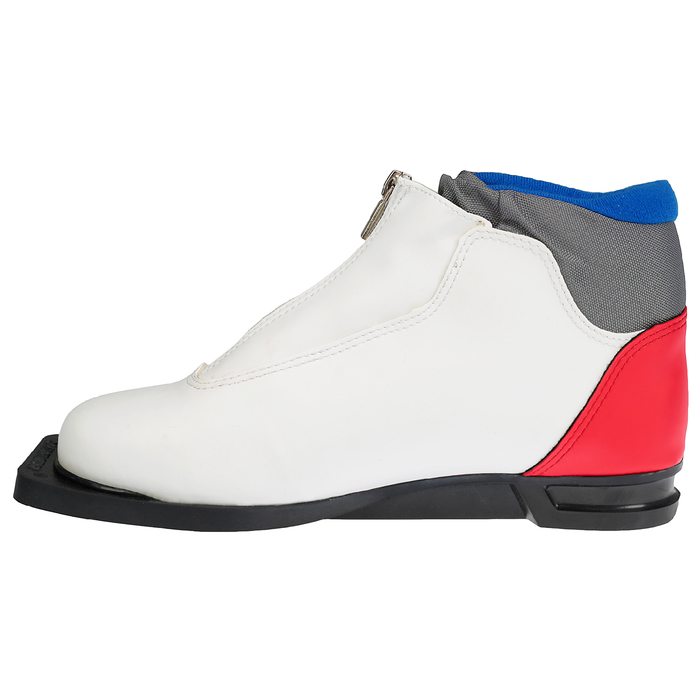 Ботинки лыжные TREK Russia Comfort NN 75 ИК, цвет белый, лого красный, размер 37