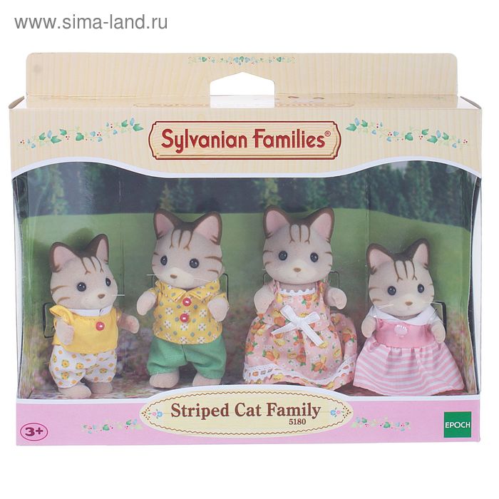 фото Набор «семья полосатых кошек» sylvanian families