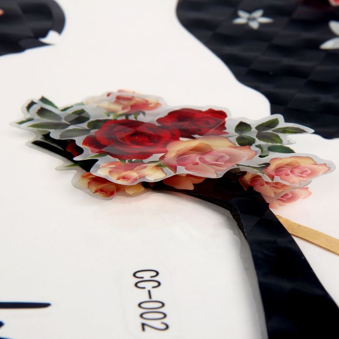 Наклейка интерьерная 5D "Девушка" МИКС