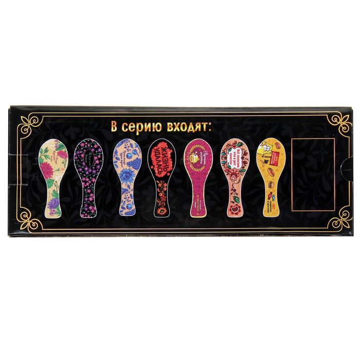 Подставка под ложку "Пусть всегда будет вкусно", 8,5 х 24 см