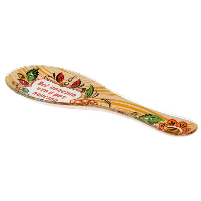 Подставка под ложку "Всё полезно", 8,5 х 24 см