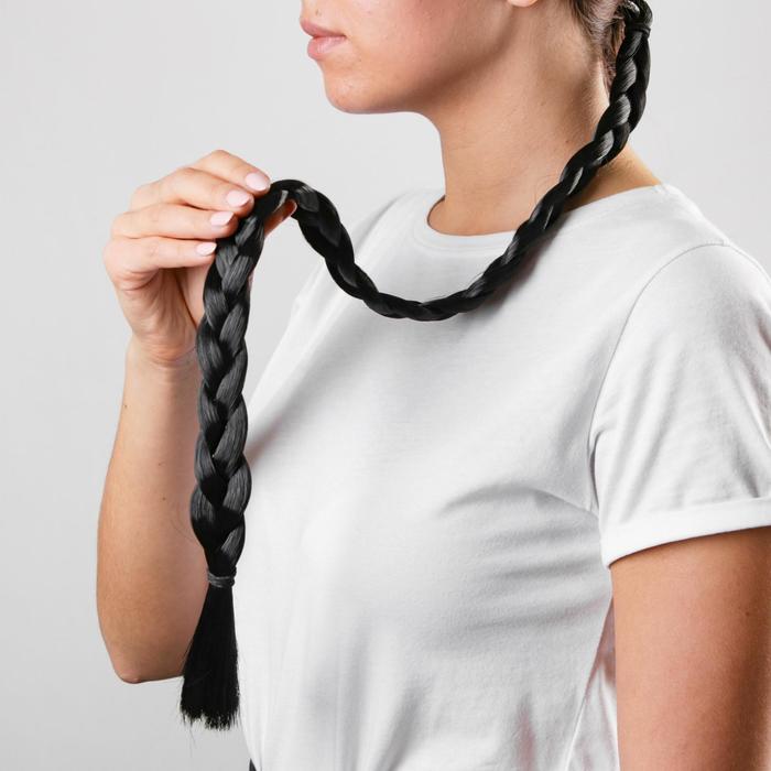 Коса на резинке "Жгучая брюнетка", длина 66 см