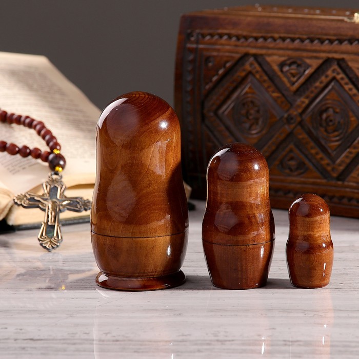 Матрёшка «Православная», 3 кукольная, Иверская, Казанская, Почаевская