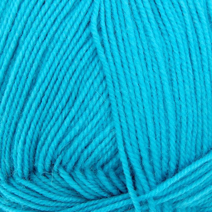 Пряжа "Австралийский меринос" 95%меринос. шерсть,5% акрил объёмный 400м/100гр (45-Т.бирюза)