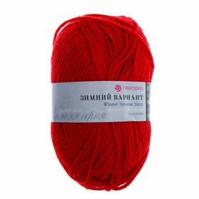 

Пряжа "Зимний вариант" 95% имп.шерсть, 5% акрил объёмный 100м/100гр (06-Красный)