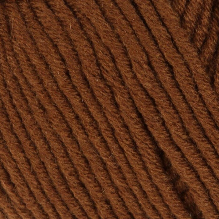 Пряжа "Зимняя премьера" 50%меринос.шерсть, 50% акрил объёмный 150м/100гр (62-Каштан)