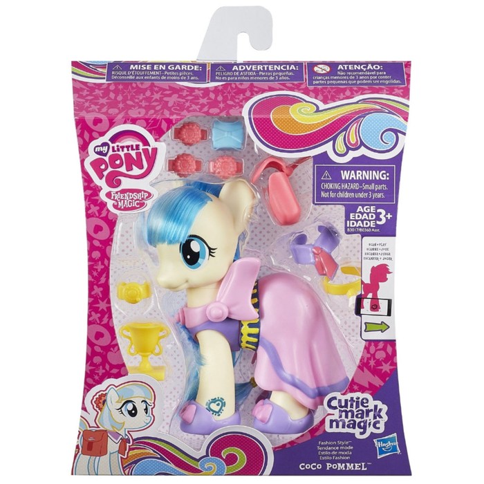 Игровой набор "Пони-модницы. Сансет Шиммер / Принцесса Каденс" с аксессуарами, цвета МИКС