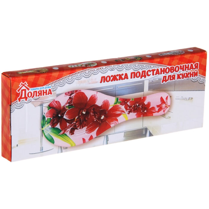 Подставка под ложку 23х8 см "Ветвь жасмина"