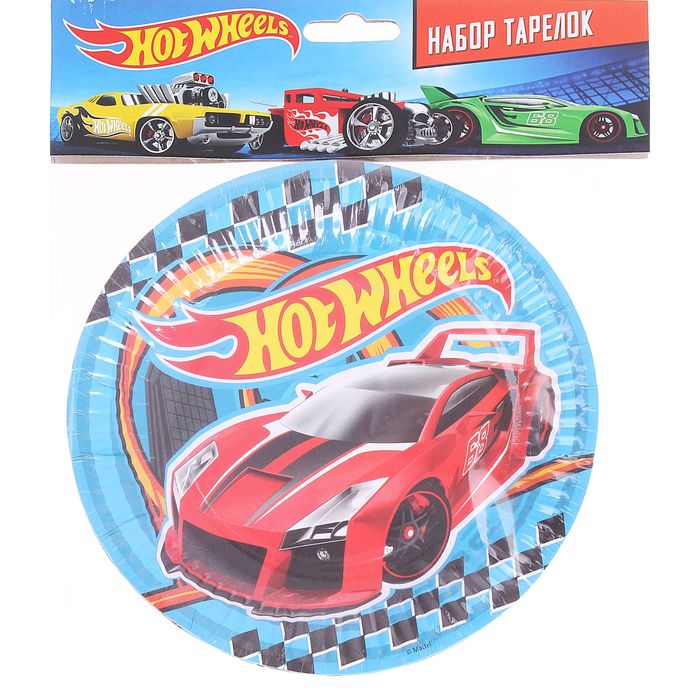 Набор тарелок "Весёлый праздник", 18 см, 6 шт.