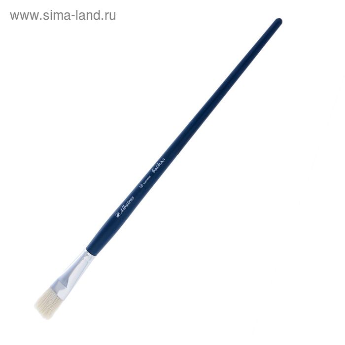 

Кисть Щетина Плоская, серия "Байкал" №18, d-18 мм, L-24 мм (удлинённая ручка)