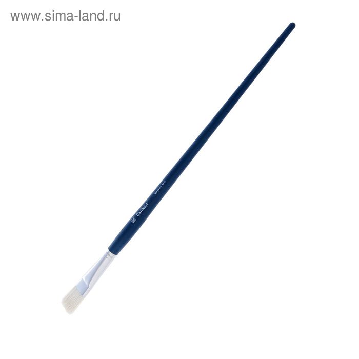 

Кисть Щетина Плоская, серия "Байкал" №16, d-16 мм, L-22 мм (удлинённая ручка)