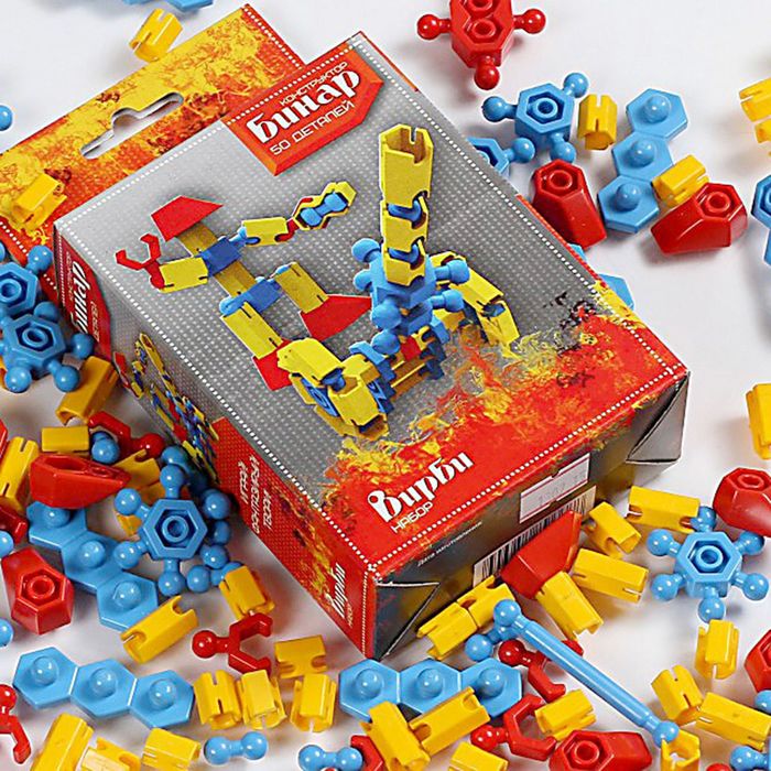 Конструктор "Бинар. Вирби", 50 деталей