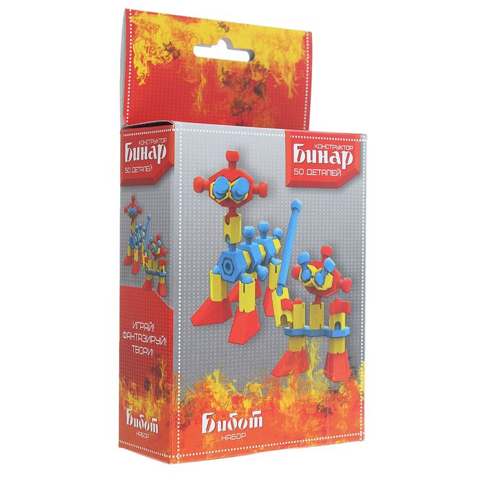 Конструктор "Бинар. Бибот", 50 деталей