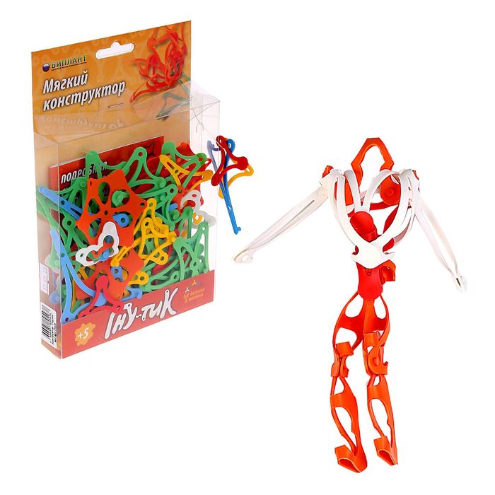 Конструктор "Гнутик", 64 детали, МИКС