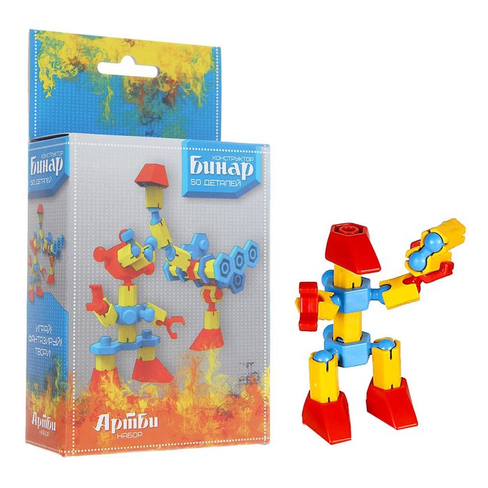 Конструктор "Бинар. Артби", 50 деталей