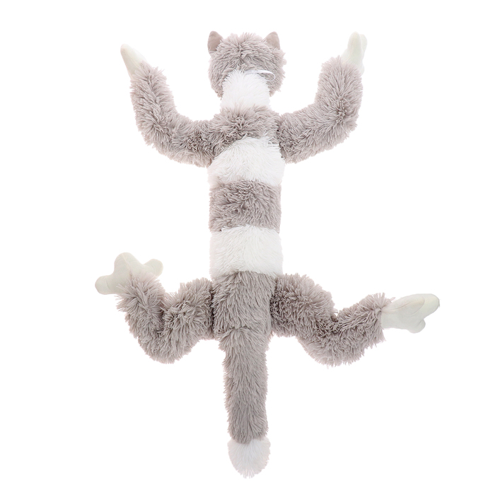 Мягкая игрушка «Кот Бекон», 112 см, цвет бело-серый