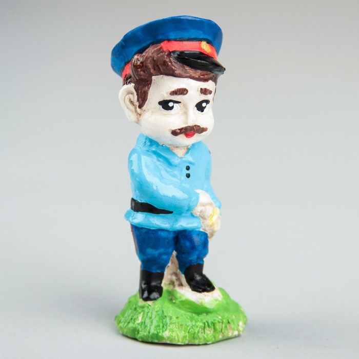 Статуэтка "Веселые казачата-домовята Егор Вояка" 2× 2× 5.5 см