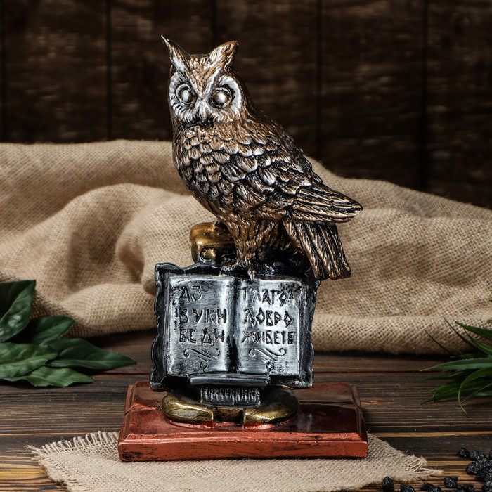 Сувенир "Сова на колонне", микс