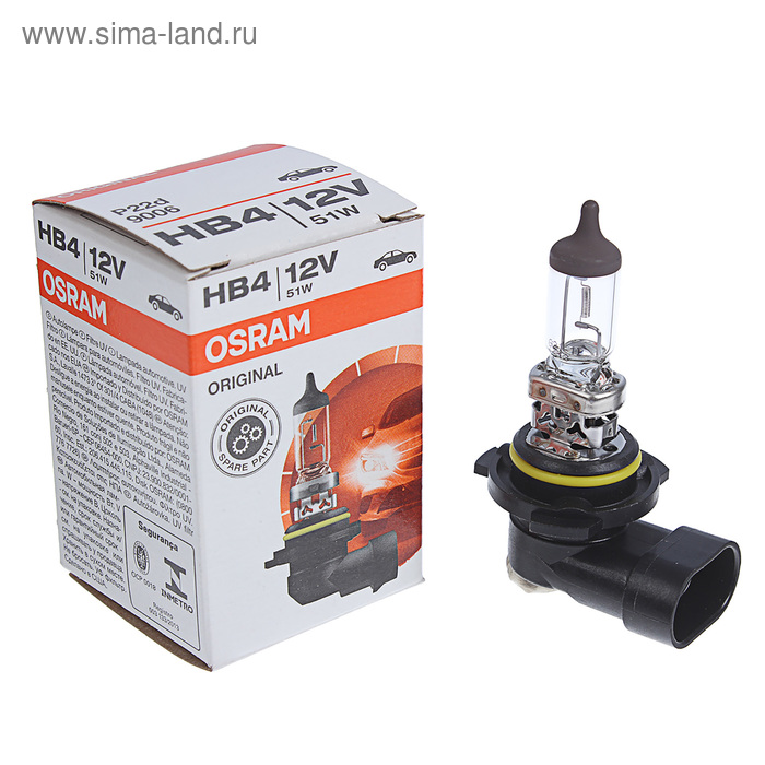 фото Лампа автомобильная osram, hb4, 12 в, 51 вт