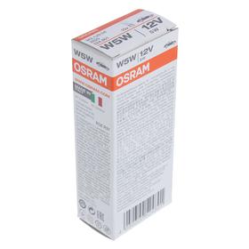 Лампа автомобильная Osram, W5W, 12 В, 5 Вт, 1 шт от Сима-ленд