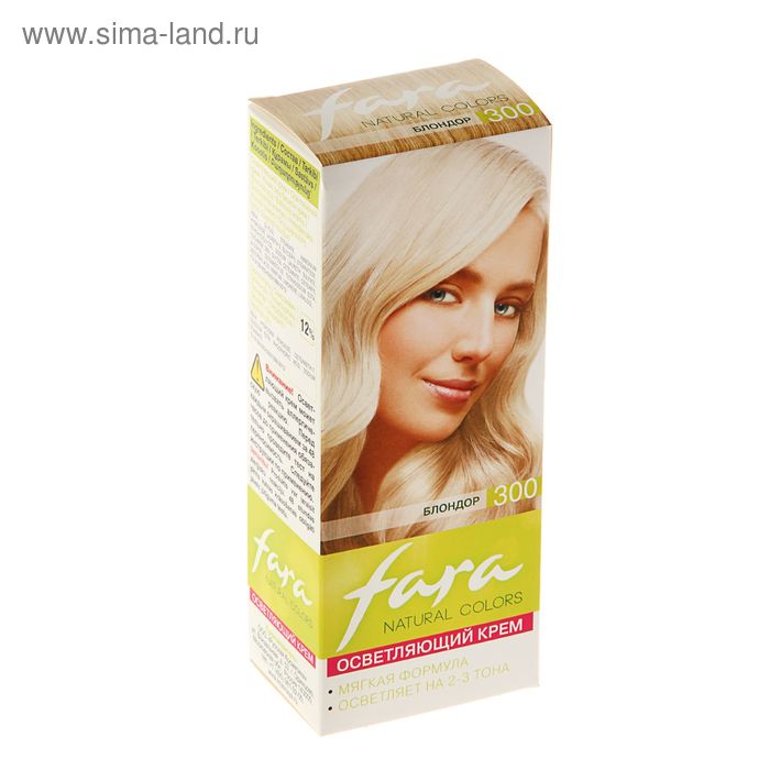 Краски для волос Краска для волос Fara Natural Colors, тон 300, блондор, 160 г