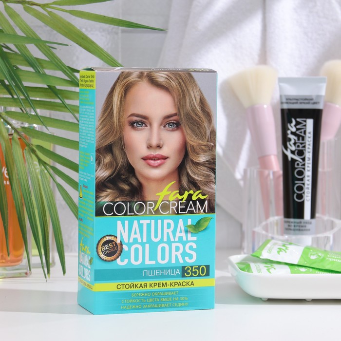 

Краска для волос Fara Natural Colors 350 пшеница, 160 мл