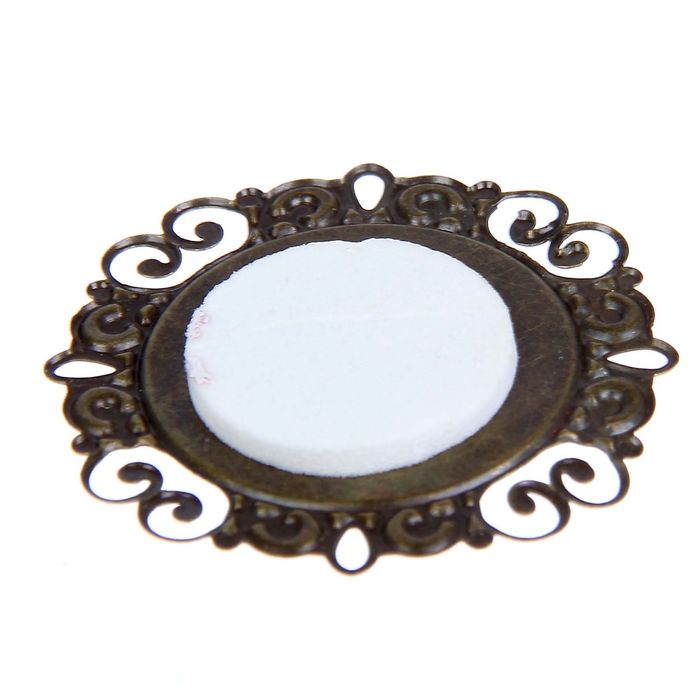 Декор металлический для скрапбукинга Новогодняя история «Сделано с любовью», 7,4 × 14,6 см